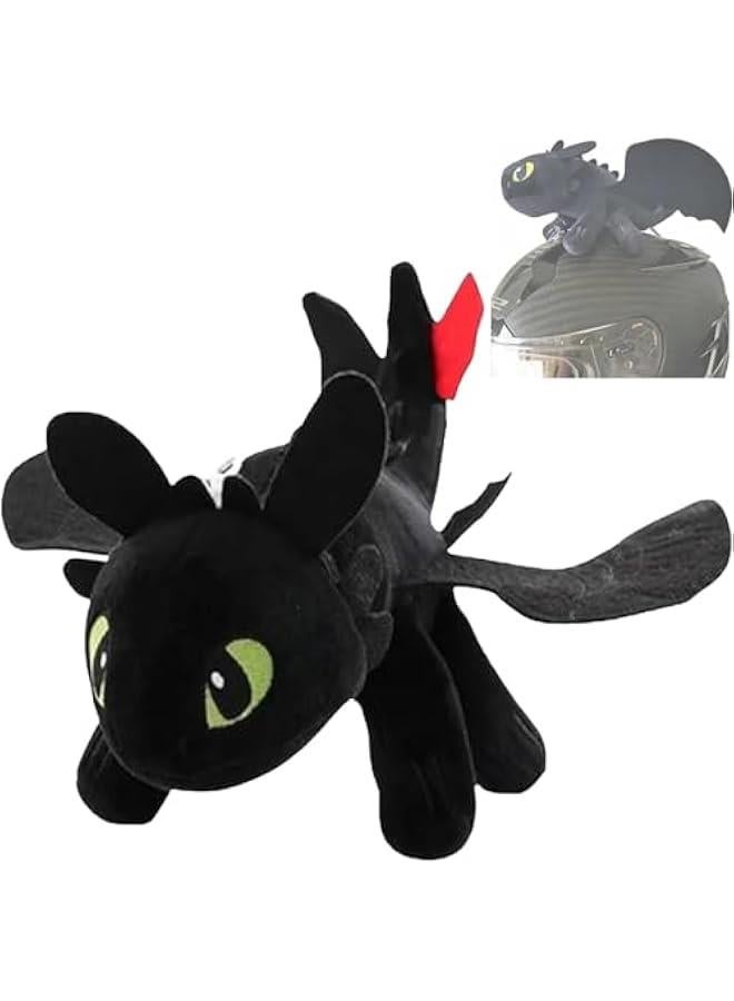 Dragon Car Accessories, Toothless Little Dragon Car Accessory Double Evil Spirit Doll with Suction Cup Helmet Car Motorcycle Sunroof Dragon Decoration - Image 1
