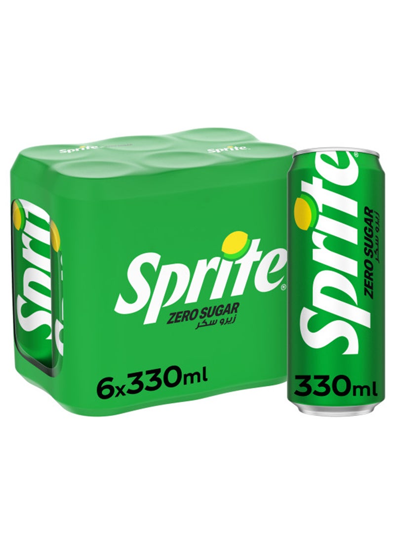 Sprite Zero Lemon Lime Carbonated Soft Drink Can Pack - Image 1