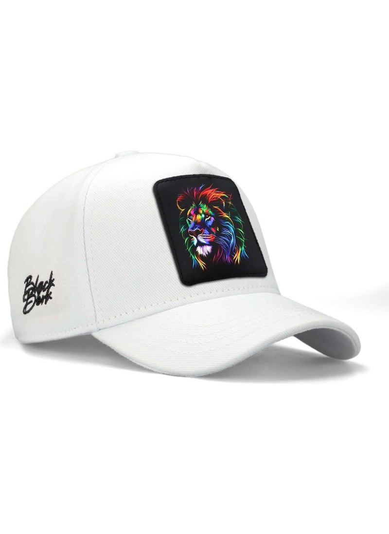 Black Börk قبعة بيسبول للأطفال من BlackBörk V1 باللون الأبيض مع شعار 15 Code  - Image 1