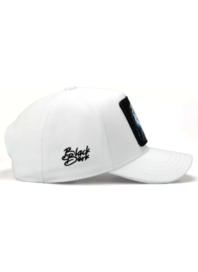 Black Börk قبعة بيسبول للأطفال من BlackBörk V1 باللون الأبيض مع شعار 15 Code  - Image 2