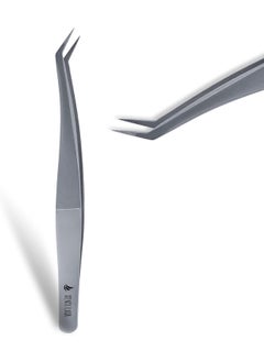 Stacy Lash Stacy Lash STL-12 Curved Eyelash Extension Tweezers/Precision Tools for Classic & Volume Extensions & Premade Fans/Supplies for False Lashes Application/Beauty Accessories/Eyelashes Tool Applicator 