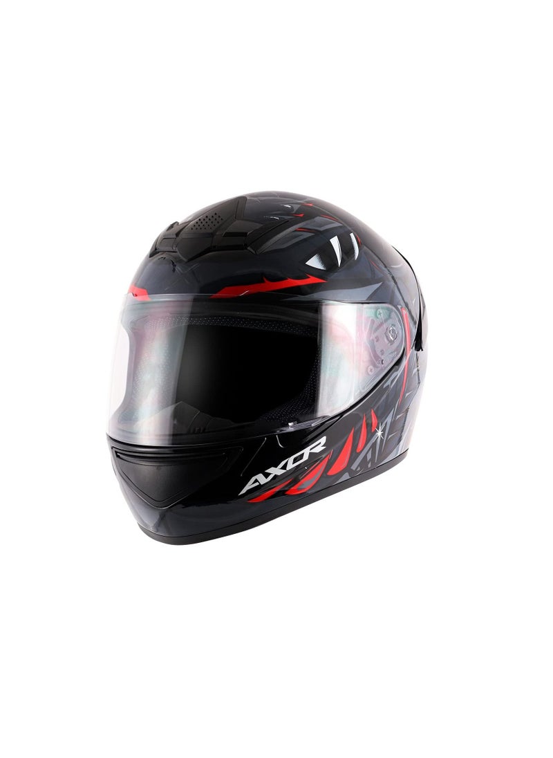 AXOR - Axor Rage Python Black Grey Helmet - Image 1