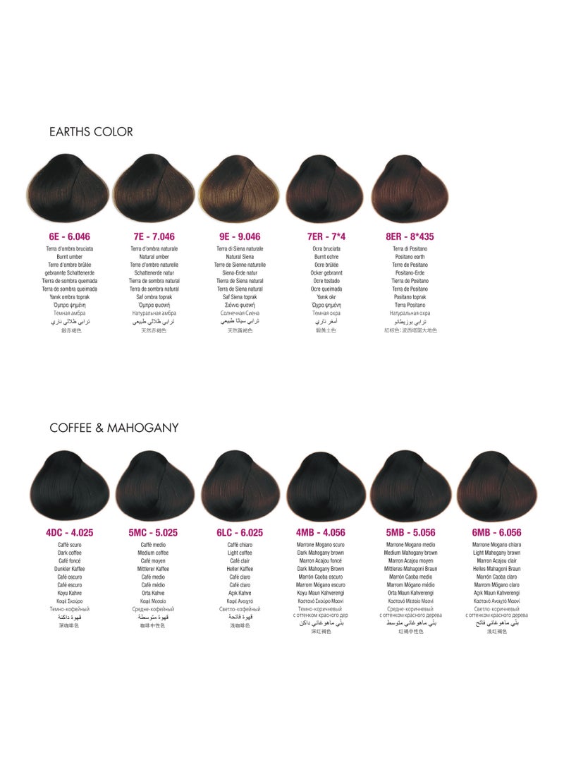 framesi FRAMCOLOR 2001 - كريم صبغ الشعر الدائم 60 مل | 4/MB بني محمر داكن - Image 3