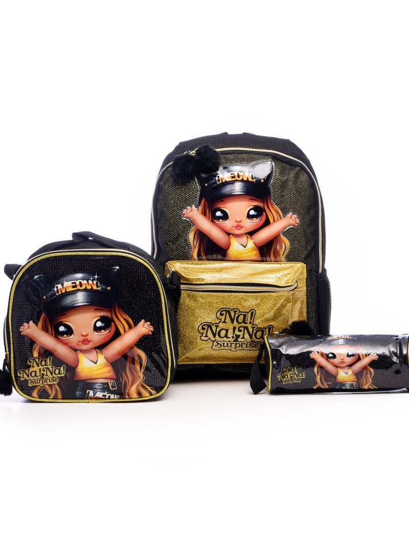 NANANA School Bag - Trolley Bag with Lunch Bag & Pencil Case - Image 1