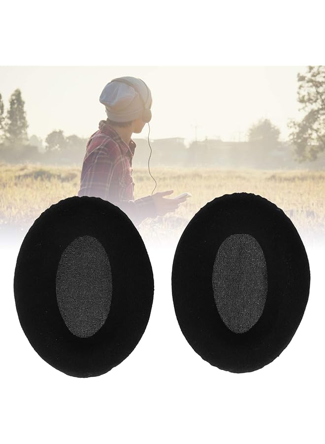 إيروريكس غطاء أذن سماعة رأس وسائد أذن مقاومة للتآكل ومتينة لسماعات الرأس Khx Hscp Cloud Ii للاستبدال من الجلد المدبوغ باللون الأسود - Image 3