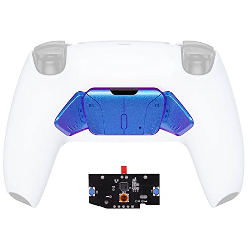 eXtremeRate Turn RISE to RISE4 Kit Redesigned Chameleon Purple Blue K1 K2 K3 K4 Back Buttons Remap PCB Board for PS5 Controller eXtremeRate RISE RISE4 Remap kit Controller Other Accessories NOT Included - Image 1