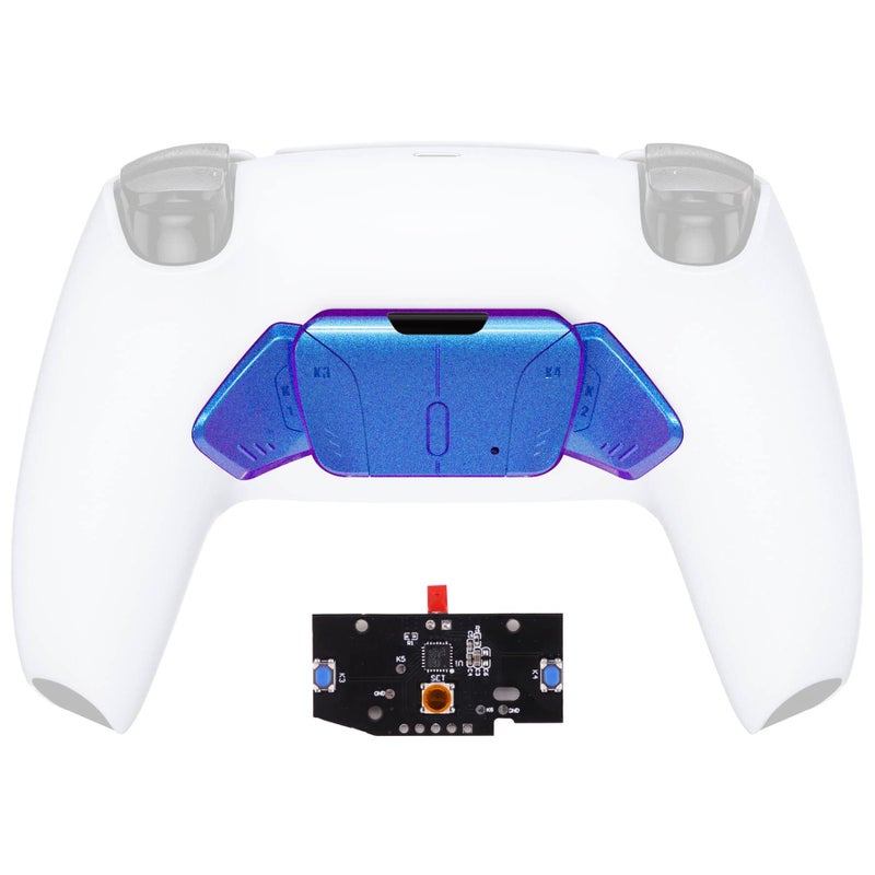 eXtremeRate Turn RISE to RISE4 Kit Redesigned Chameleon Purple Blue K1 K2 K3 K4 Back Buttons Remap PCB Board for PS5 Controller eXtremeRate RISE RISE4 Remap kit Controller Other Accessories NOT Included - Image 2