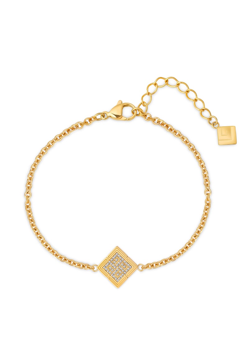 Guy Laroche Vivienne Gold Plated Bracelet for Women - Image 2