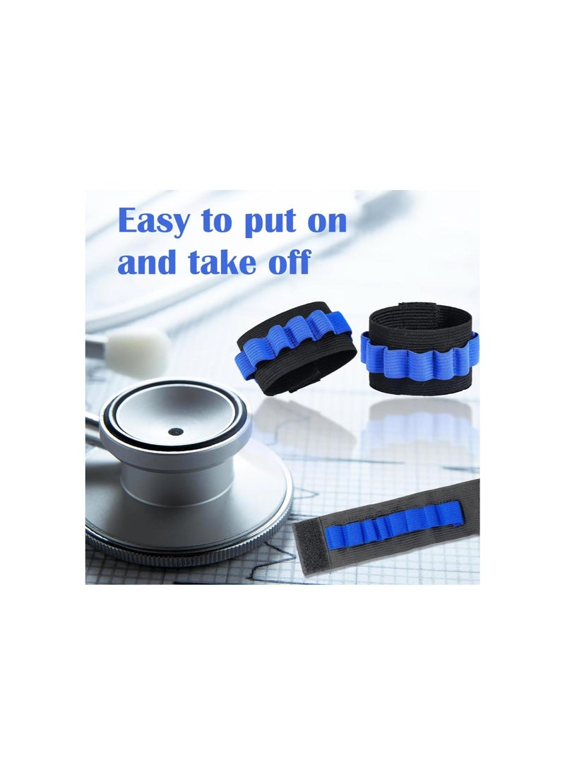 silvercnc - 6 Pack Phlebotomy Tube Holder Wristband Blood Draw Tube Bracelet Strap Blood Draw Kit Phlebotomy - Image 1