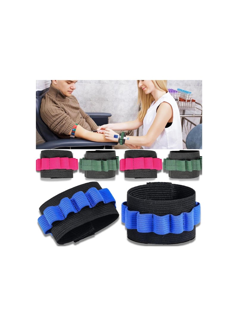 silvercnc - 6 Pack Phlebotomy Tube Holder Wristband Blood Draw Tube Bracelet Strap Blood Draw Kit Phlebotomy - Image 1