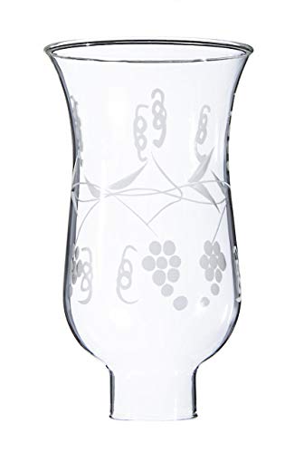 B&P Lamp® 1 5/8" X 6 1/2" Cut "Grapes" Hurricane Shade - Image 2