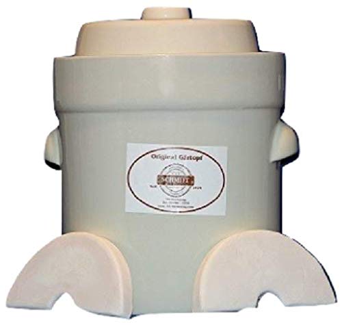 Miracle Exclusives Nik Schmitt WHITE Fermenting Crock Pots 10 Liter ME3210 