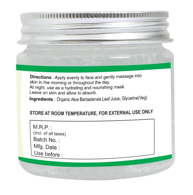 Raslok Aloe Vera Gel | 100% Pure Natural Aloe Gel | For Moisturizing Face Skin & Hair Care,Durable Moisturizing Hydrating Soothing | Non-Sticky (7.76 oz) - Image 3