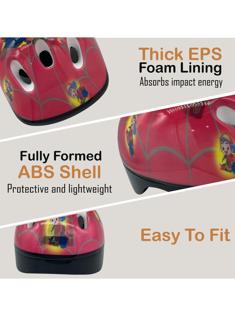 سبال مجموعة خوذة دراجة للأطفال مع واقيات ركبة وخوذة وكوع وواقيات معصم قابلة للتعديل للأطفال من سن 3 إلى 10 سنوات، مجموعة معدات حماية للأطفال للرياضة وركوب الدراجات والتزلج على الجليد والسكوتر - Image 2