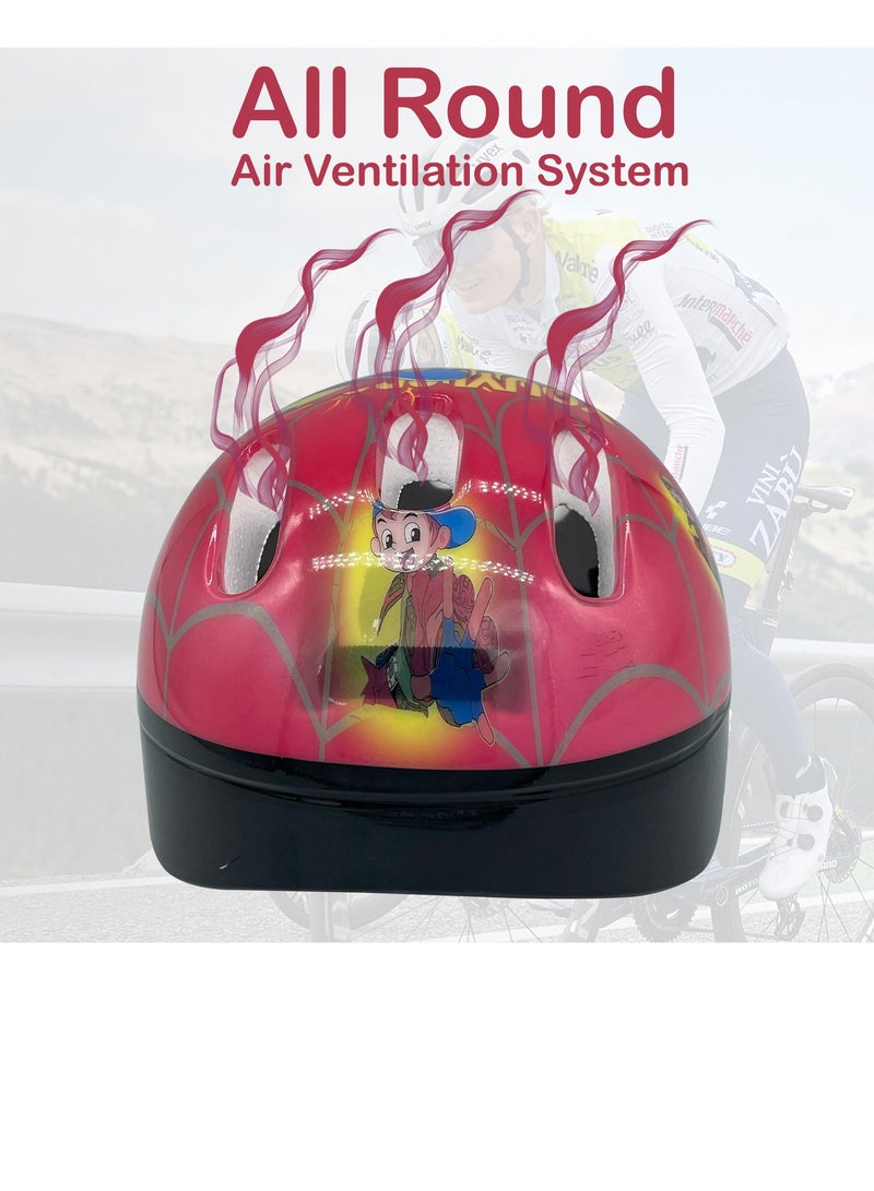 سبال مجموعة خوذة دراجة للأطفال مع واقيات ركبة وخوذة وكوع وواقيات معصم قابلة للتعديل للأطفال من سن 3 إلى 10 سنوات، مجموعة معدات حماية للأطفال للرياضة وركوب الدراجات والتزلج على الجليد والسكوتر - Image 4