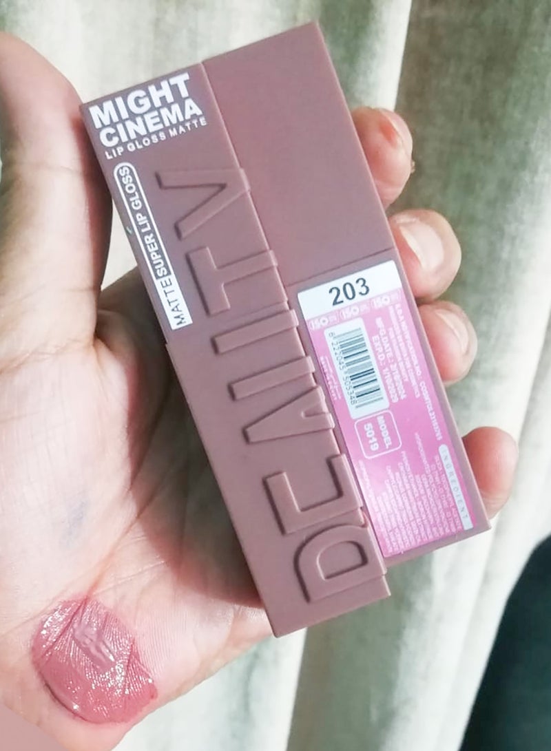 Long lasting matte velvet lipgloss (Might Cinema) 5019-203