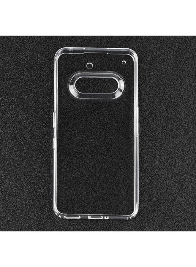 اس-توب جراب لهاتف Nothing Phone 3a شفاف من البولي كربونات + جراب هاتف TPU - Image 1