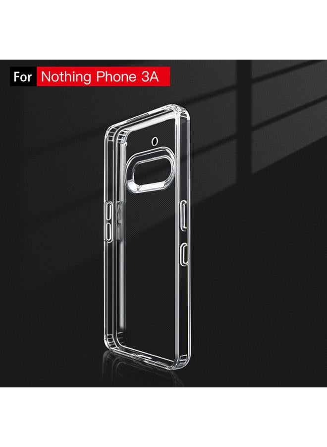 اس-توب جراب لهاتف Nothing Phone 3a شفاف من البولي كربونات + جراب هاتف TPU - Image 2