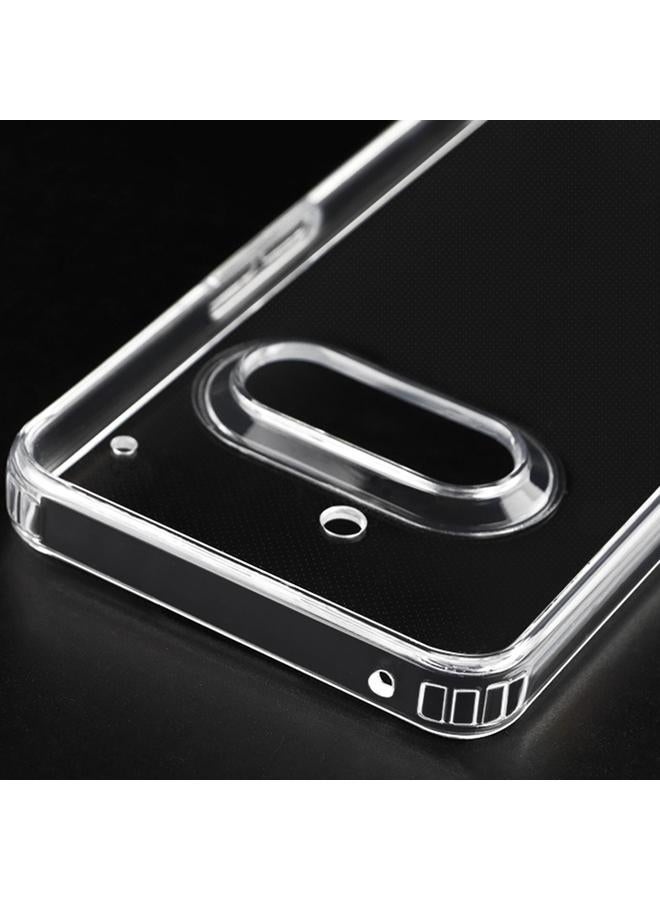 اس-توب جراب لهاتف Nothing Phone 3a شفاف من البولي كربونات + جراب هاتف TPU - Image 3