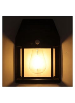 ELTRAZONE Solar Motion Sensor Wall Lamp – Wireless Waterproof LED Wall Sconce, Outdoor Solar-Powered Lighting, Automatic Dusk-to-Dawn Sensor, Energy-Efficient Black LED Wall Light for Garden, Patio, and Walkways  - Image 2