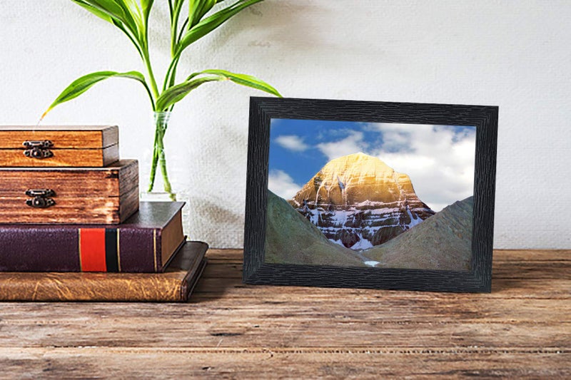 pnf Poster n Frames Kailash Mansarovar Photo Frame|Living Room Wall|Acrylic Sheet|Gift|Nature, Religious Scenery|Best Gifting Option(Multicolour,6x8inch)-13858 - Image 2