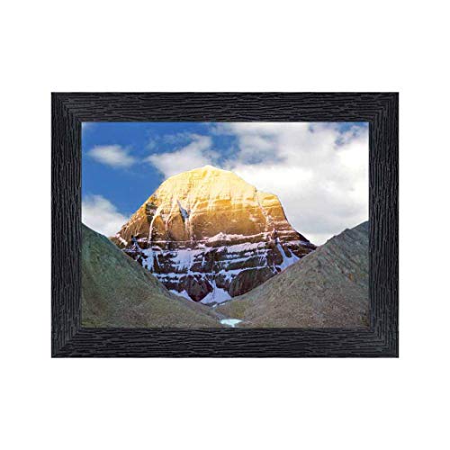 pnf Poster n Frames Kailash Mansarovar Photo Frame|Living Room Wall|Acrylic Sheet|Gift|Nature, Religious Scenery|Best Gifting Option(Multicolour,6x8inch)-13858 - Image 1