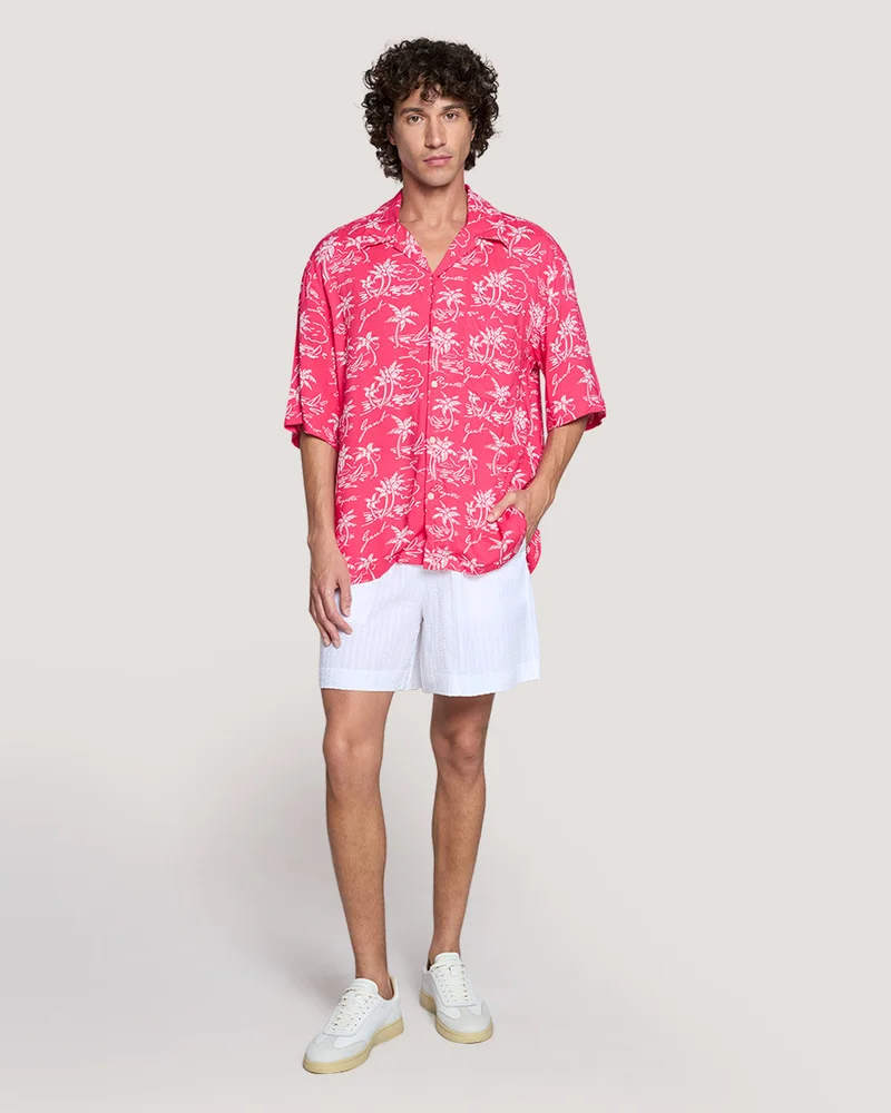 GANT Gant Relaxed Fit Island Print Shirt