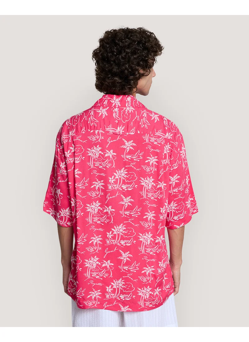 غانت Gant Relaxed Fit Island Print Shirt