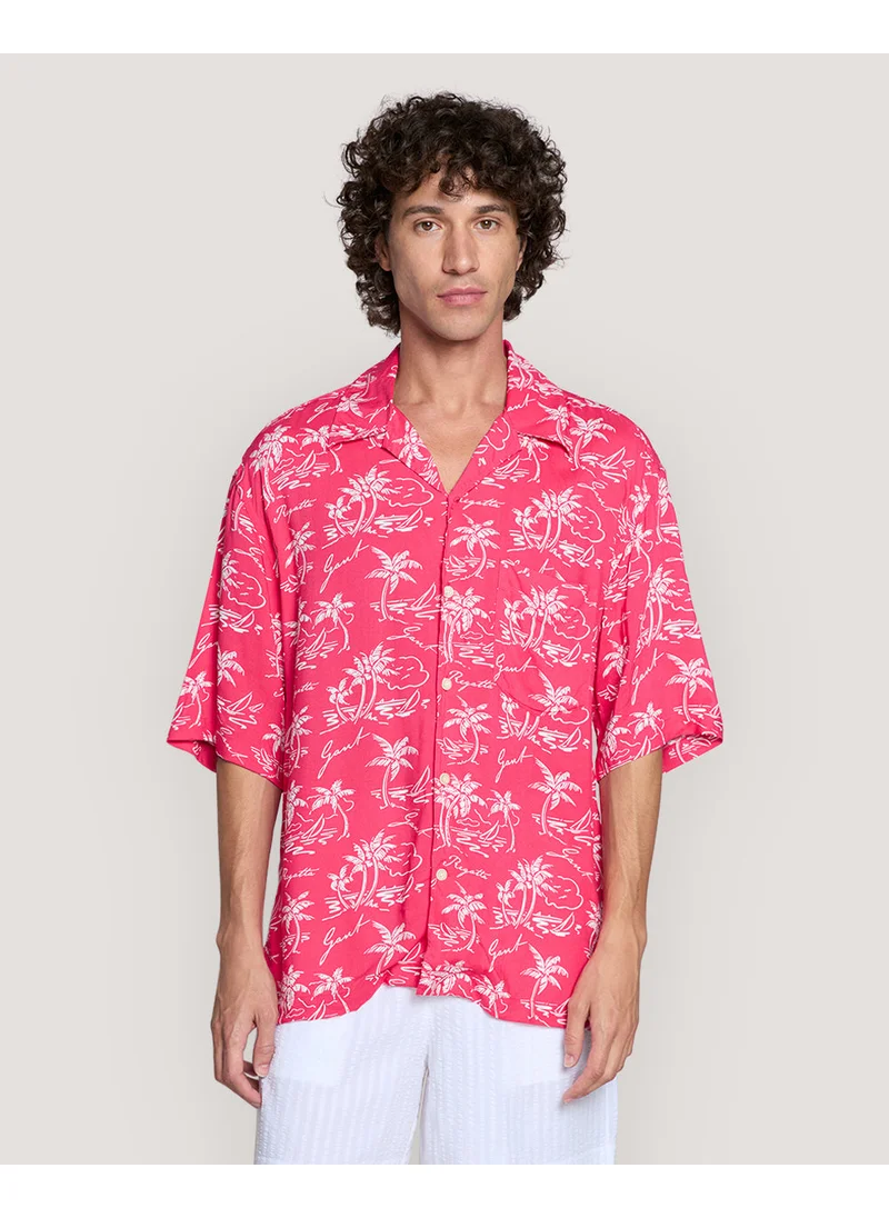 غانت Gant Relaxed Fit Island Print Shirt