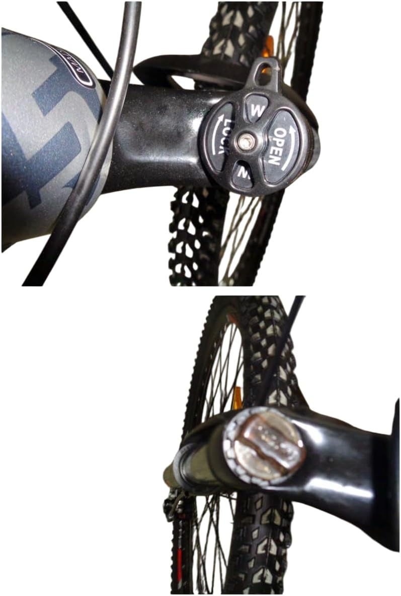 Challengers Aluminum 24-Speed Rectangular Mountain Bike, Size 27.5, Black/Yellow - Image 5