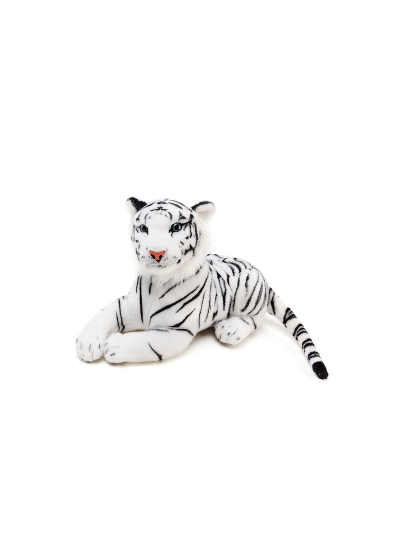 Plush White Snow Tiger Soft Plush Toy 30 Cm