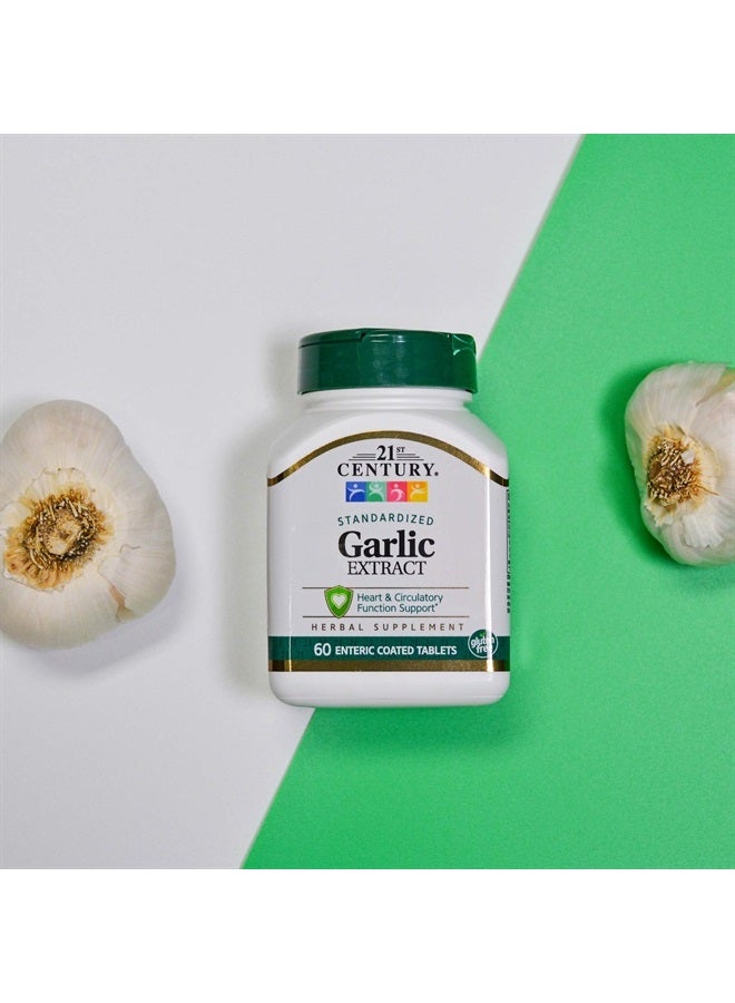 21st Century Garlic (odorless) Tablets, 60 Count (21840) - Image 4