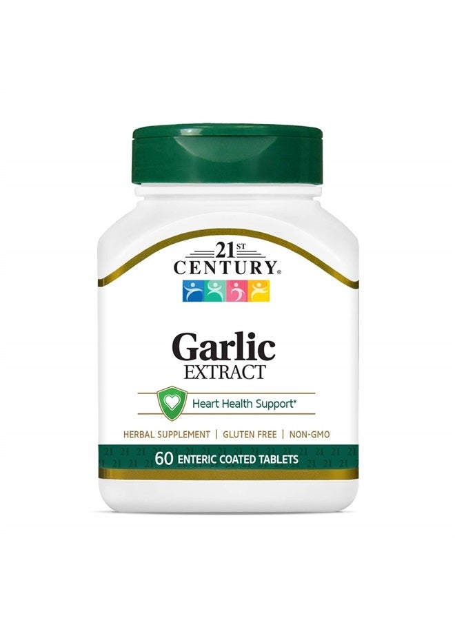 21st Century Garlic (odorless) Tablets, 60 Count (21840) - Image 1