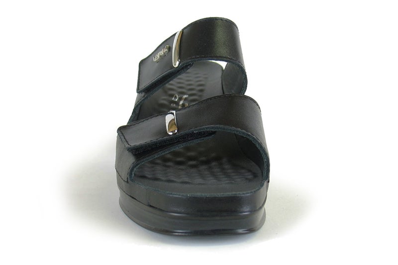 Vital Women's Tosca Leather Sandal,Black Nappa,37 EU/6 M US - Image 4
