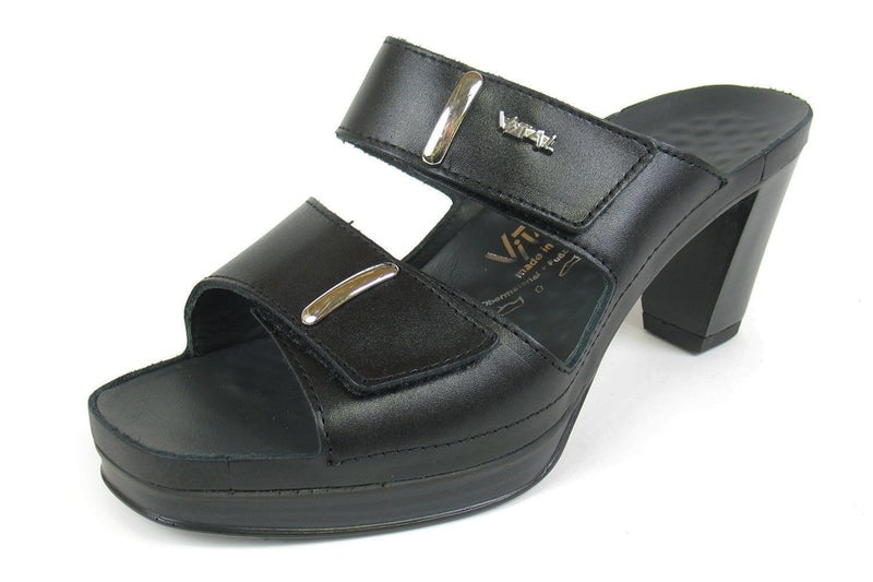 Vital Women's Tosca Leather Sandal,Black Nappa,37 EU/6 M US - Image 1