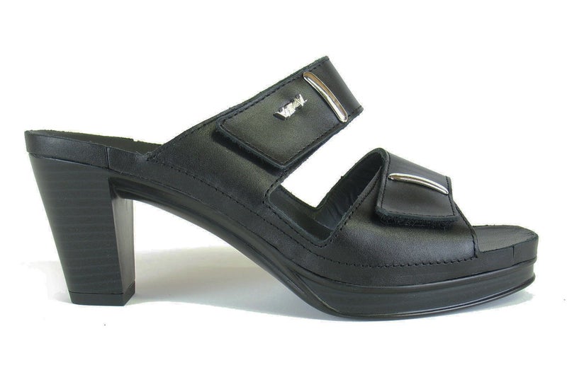 Vital Women's Tosca Leather Sandal,Black Nappa,37 EU/6 M US - Image 3