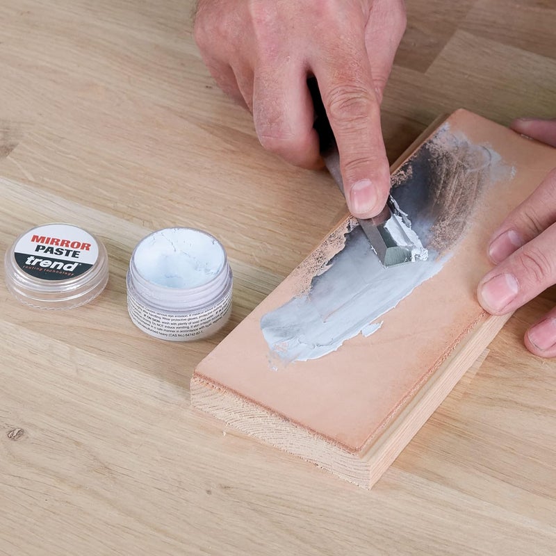 Trend Ultra Fine Mirror Paste & Premium Leather Strop, Hone and Polish Your Knives and Sharpened Tools, DWS/MP/KIT - Image 4