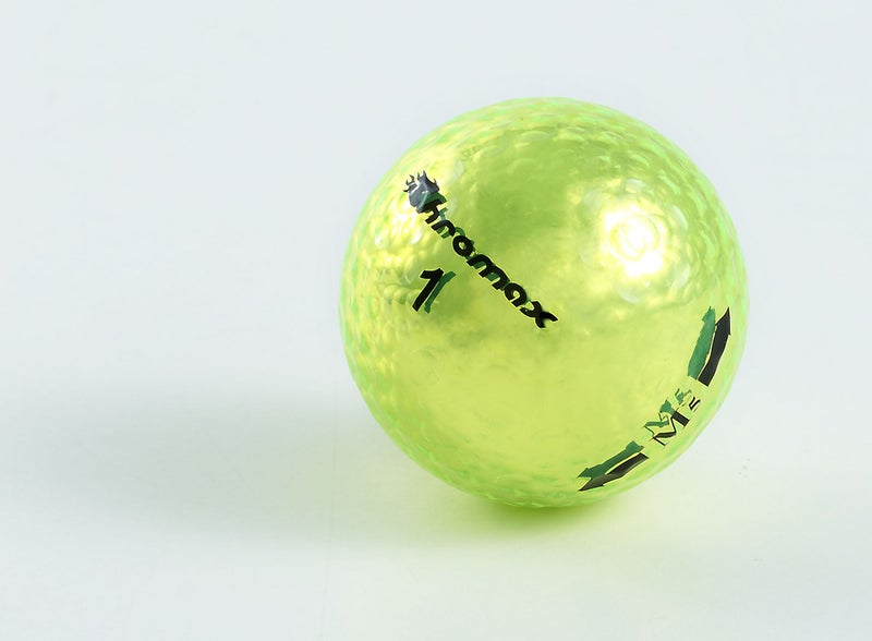 Chromax كرومكس ميتاليك كرات جولف ملونة M5 (عبوة 3 كرات)، أخضر (M5greenneon3t) - Image 3