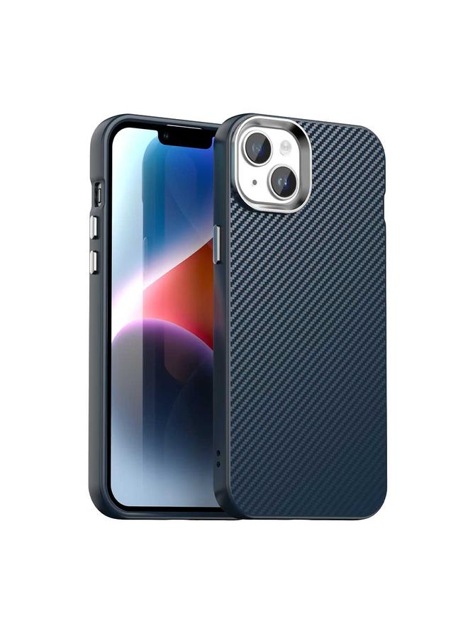 S-TOP Case For iPhone 14 Plus Carbon Fiber Series IMD Phone Case - Image 1