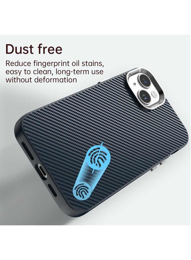 S-TOP Case For iPhone 14 Plus Carbon Fiber Series IMD Phone Case - Image 4