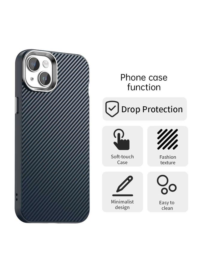 S-TOP Case For iPhone 14 Plus Carbon Fiber Series IMD Phone Case - Image 2