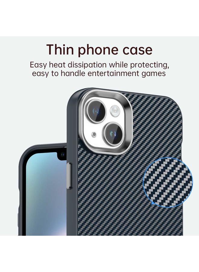 S-TOP Case For iPhone 14 Plus Carbon Fiber Series IMD Phone Case - Image 5