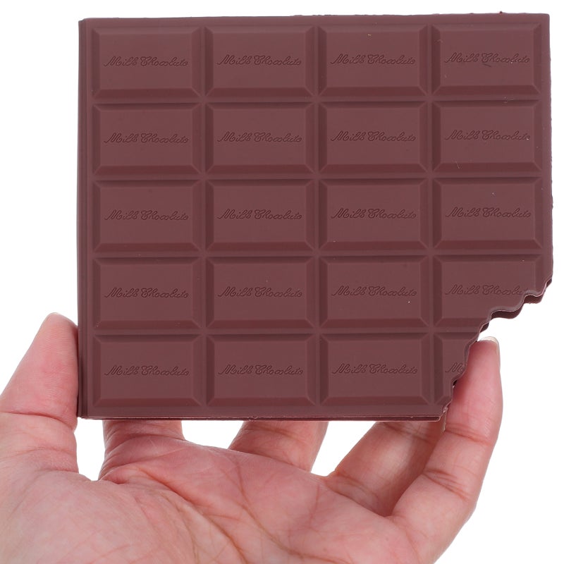 2Pcs Chocolate Shaped Cover Notepad Binding Pocket Notebook Portable Mini for Friends - Image 2