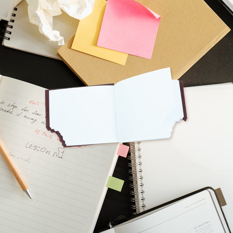 2Pcs Chocolate Shaped Cover Notepad Binding Pocket Notebook Portable Mini for Friends - Image 5