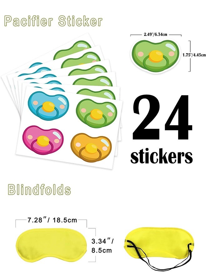 Lemon Pin The Pacifier on The Baby Poster, Party Games for Adult, Gender Reveal Decorations Cute Baby Shower Party Decorations - Image 4