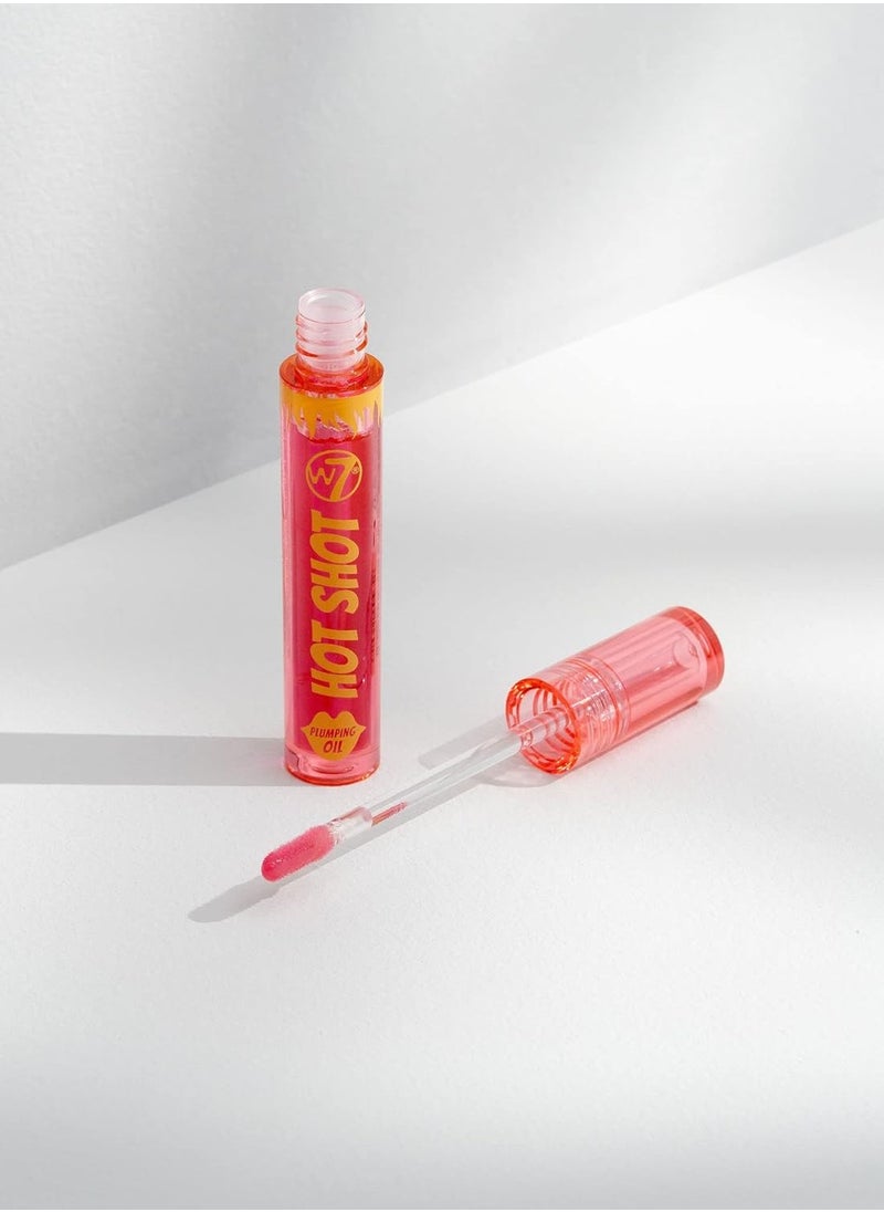 W7 W7 Hot Shot Plumping Oil Bundle - Enhancing & Repairing Plump Effect For Fuller Lips - Clear & Soft, Natural, Everyday Lip Care - 2 Pack  - Image 3