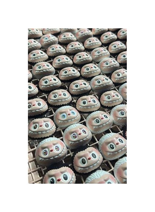 Arabest 28 Pairs Decorative Eye Stickers for LABUBU Dolls，Eye Stickers Cute Cartoon Eyes for DIY LABUBU Dolls (F6 for Have a seat)  - Image 5