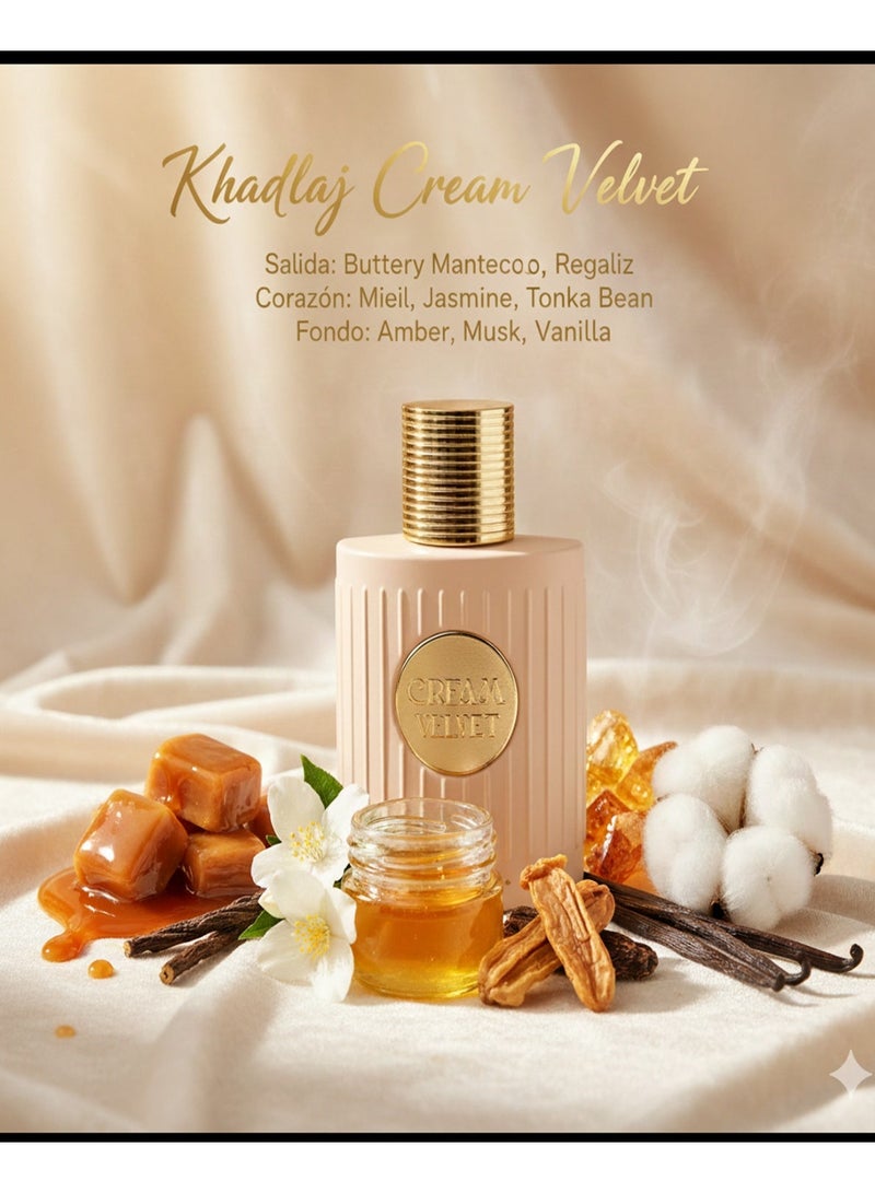 خدلج كريم فيلفيت للنساء، ماء عطر 100 مل - Image 3