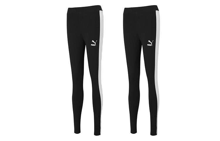 PUMA (WMNS) PUMA Classic T7 Pants 'Black' - Image 2