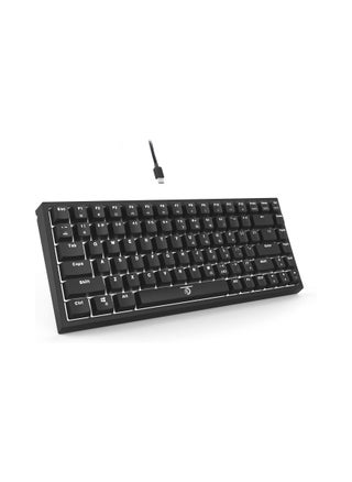 DREVO Gramr 84 Key 75% TKL Mechanical Gaming Keyboard with White LED Backlight USB Wired Keyboard Outemu Brown Switch, Black - pzsku/ZA748A69602DEA482A7EBZ/45/_/1682862658/85332d7a-9334-49f8-ba52-bc27d7722985